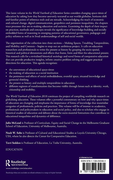 Produktbild: World Yearbook of Education 2018