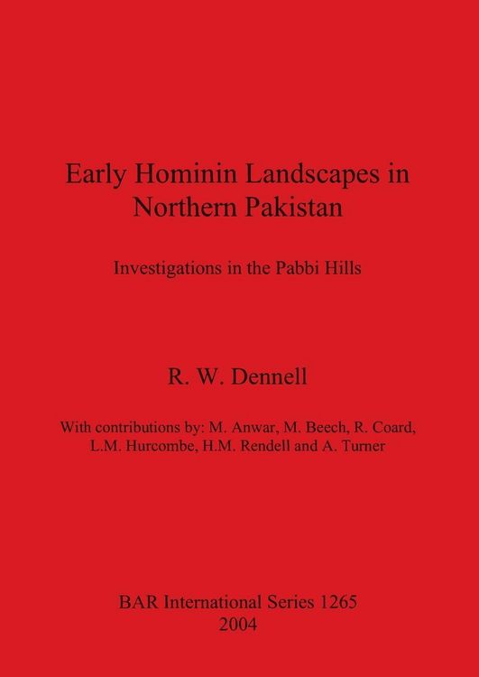 Produktbild: Early Hominin Landscapes in Northern Pakistan