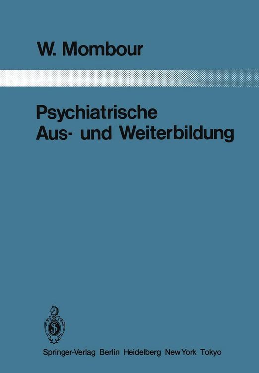 Produktbild: Psychiatrische Aus- und Weiterbildung