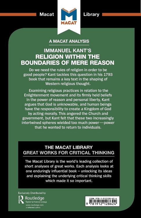 Produktbild: An Analysis of Immanuel Kant's Religion within the Boundaries of Mere Reason
