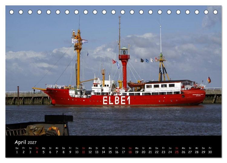 Produktbild: An der Nordseek&uuml;ste... (Tischkalender 2027 DIN A5 quer), CALVENDO Monatskalender