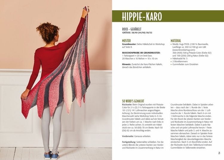 Produktbild: Woolly Hugs H&auml;keln mit verk&uuml;rzten Reihen