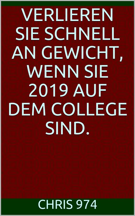 Produktbild: Verlieren Sie schnell an Gewicht, wenn Sie 2019 auf dem College sind.