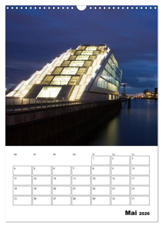Produktbild: Sch&ouml;nes Hamburg (Wandkalender 2026 DIN A3 hoch), CALVENDO Monatskalender