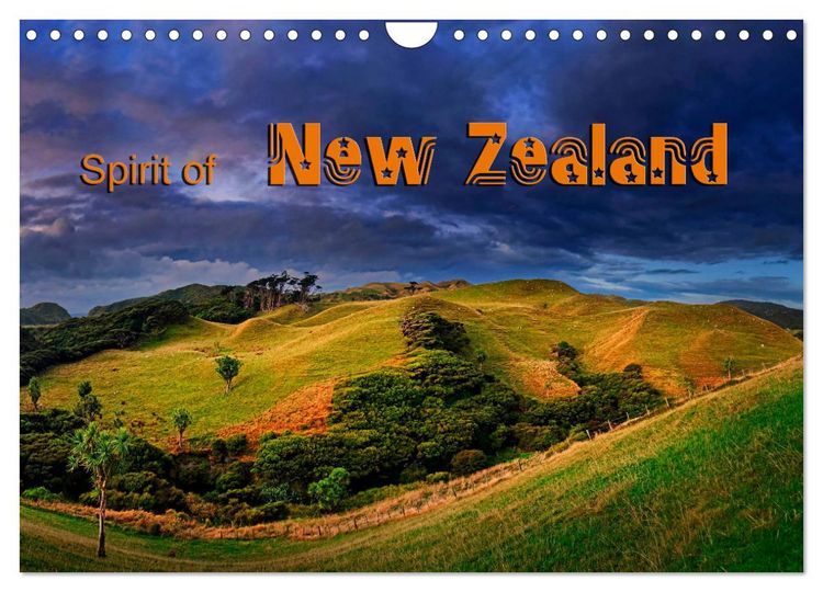 Produktbild: Spirit of New Zealand (Wall Calendar 2026 DIN A4 landscape), CALVENDO 12 Month Wall Calendar