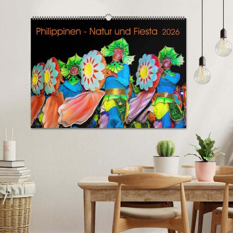 Produktbild: Philippinen - Natur und Fiesta (Wandkalender 2026 DIN A2 quer), CALVENDO Monatskalender