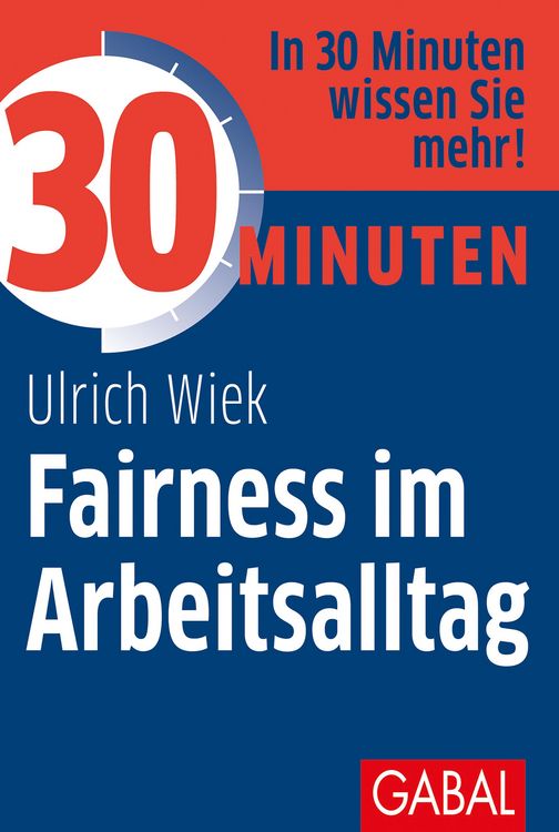Produktbild: 30 Minuten Fairness im Arbeitsalltag