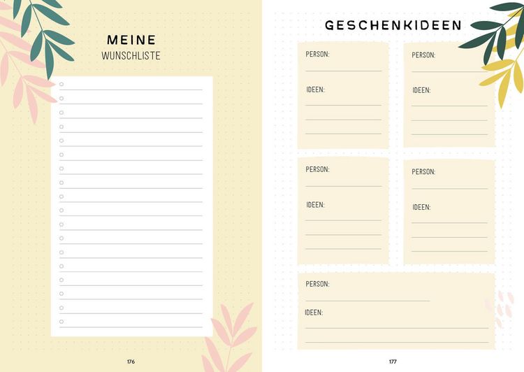 Produktbild: Mein Bullet Journal (Botanical Edition) Besser planen & Tr&auml;ume verwirklichen