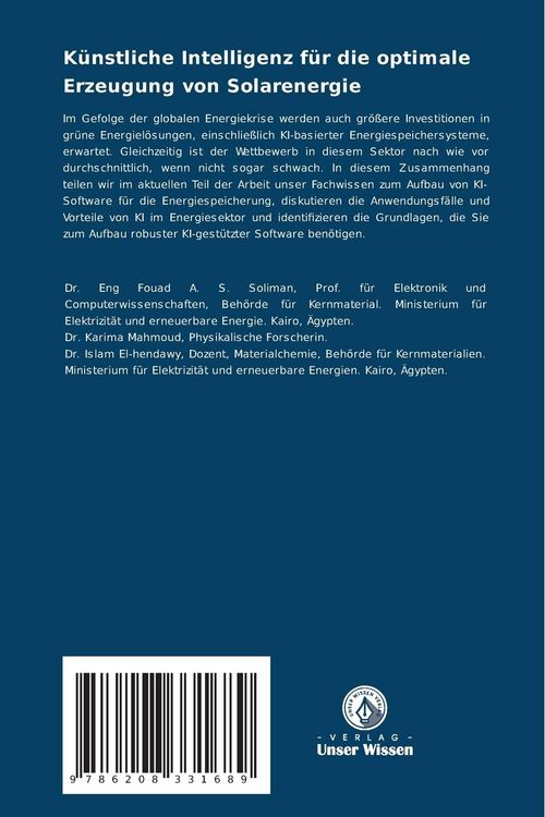 Produktbild: K&uuml;nstliche Intelligenz f&uuml;r die optimale Erzeugung von Solarenergie