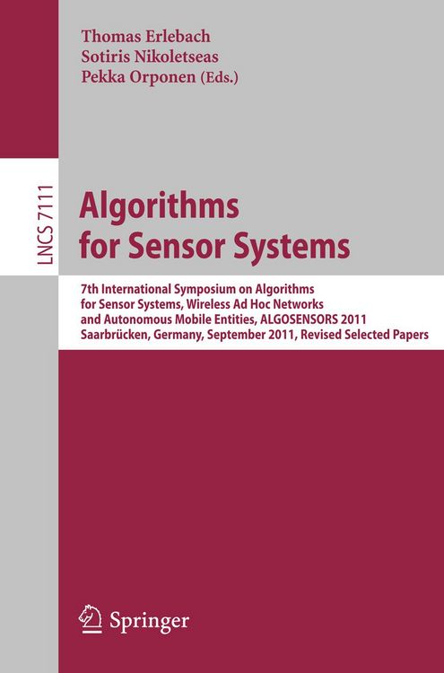 Produktbild: Algorithms for Sensor Systems