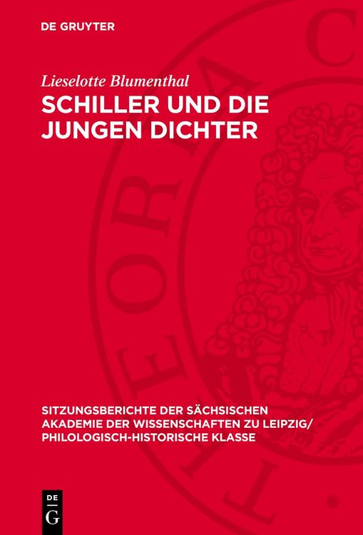 Produktbild: Schiller und die Jungen Dichter