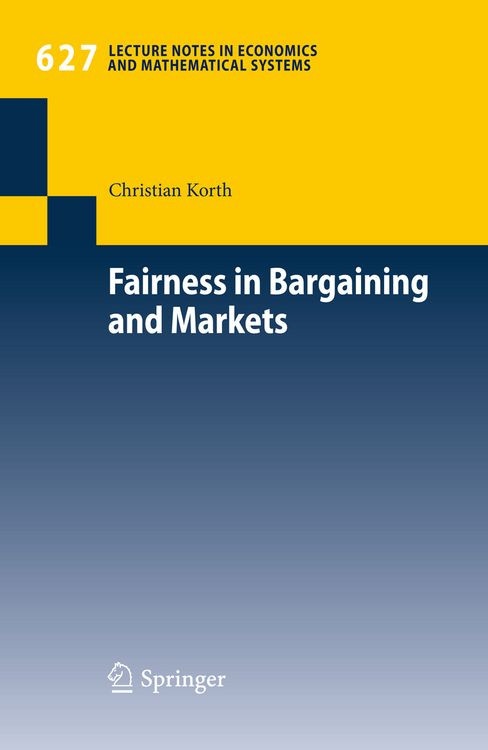 Produktbild: Fairness in Bargaining and Markets