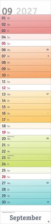 Produktbild: Bunte Wochen Langplaner XL 2027