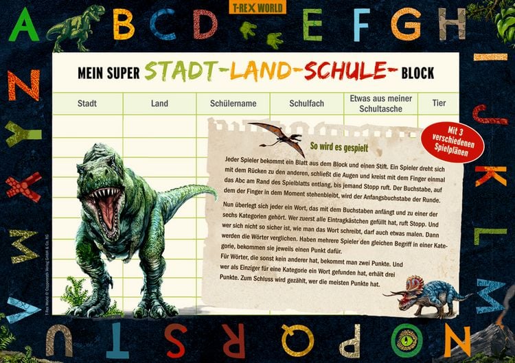 Produktbild: Meine superschlaue saurierst. Schulstart-Box - T-Rex World