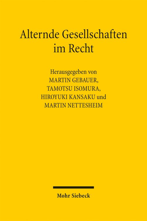Produktbild: Alternde Gesellschaften im Recht