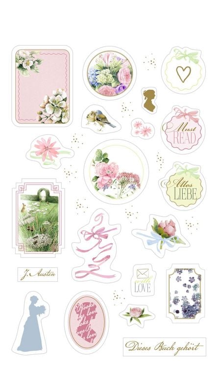 Produktbild: Stickerbogen mit 100 Stickern