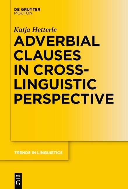 Produktbild: Adverbial Clauses in Cross-Linguistic Perspective