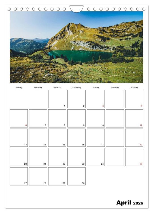 Produktbild: Bayerische Bergwelten (Wandkalender 2026 DIN A4 hoch), CALVENDO Monatskalender