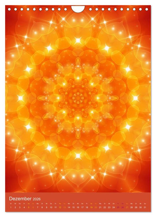 Produktbild: Lichtvolle Mandalas (Wandkalender 2026 DIN A4 hoch), CALVENDO Monatskalender