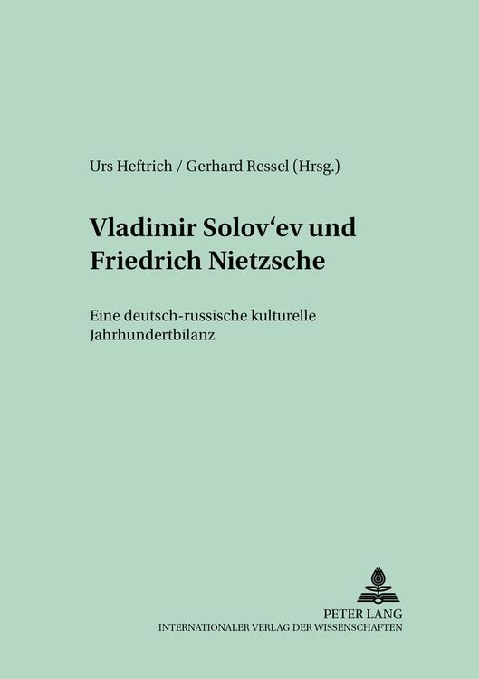 Produktbild: Vladimir Solov&rsquo;ev und Friedrich Nietzsche