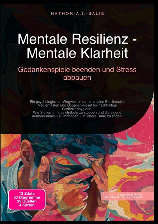 Produktbild: Mentale Resilienz - Mentale Klarheit: Gedankenspiele beenden und Stress abbauen