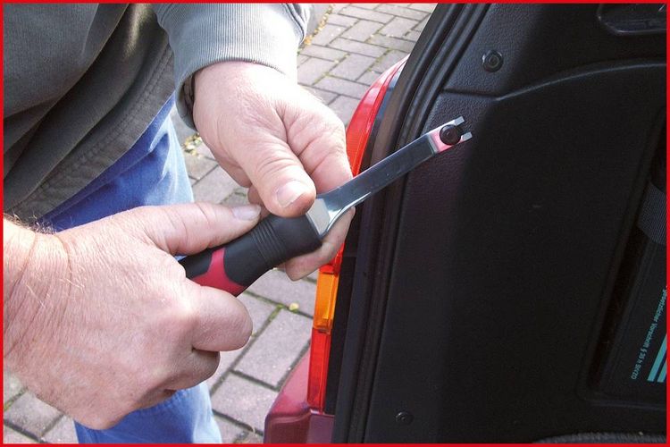 Produktbild: KS Tools 911.8191 Clipheber U-Form, schmal abgewinkelt, 230mm