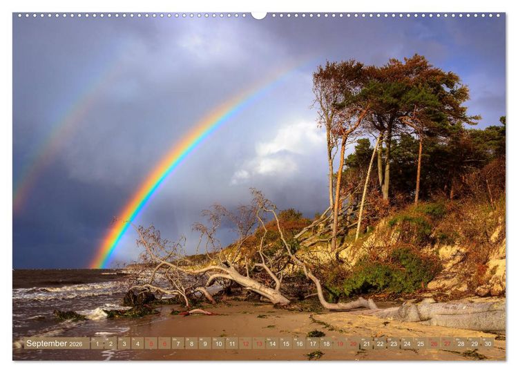 Produktbild: Vom Gebirge bis zum Meer, Alpen/Erzgebirge - Mitteldeutschland - K&uuml;ste (hochwertiger Premium Wandkalender 2026 DIN A2 quer), Kunstdruck in Hochglanz