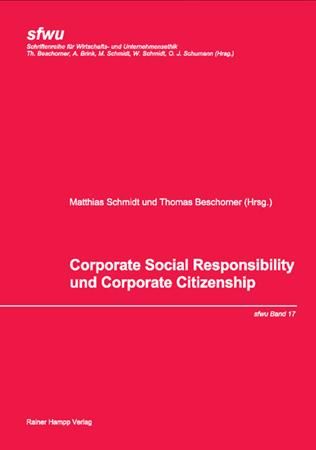 Produktbild: Corporate Social Responsibility und Corporate Citizenship