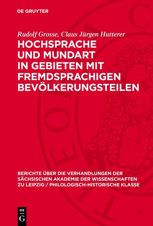 Produktbild: Hochsprache und Mundart in Gebieten mit fremdsprachigen Bev&ouml;lkerungsteilen
