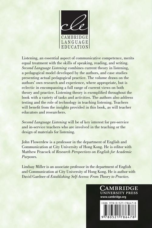 Produktbild: Second Language Listening