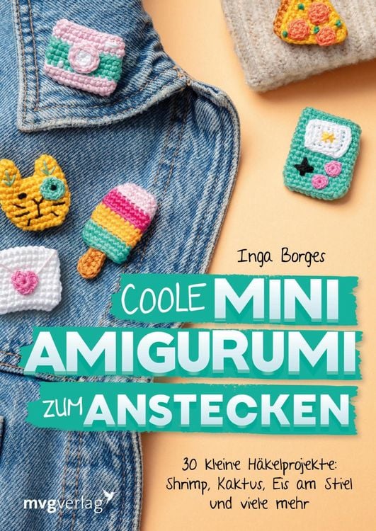 Produktbild: Coole Mini-Amigurumi zum Anstecken