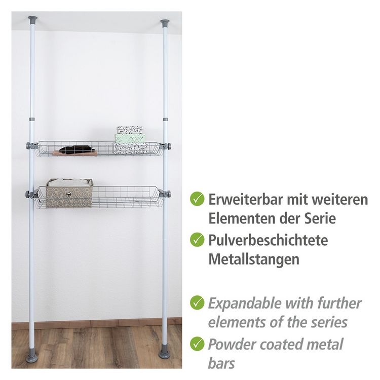 Produktbild: Korb Mod. Herkules 2er, Aufbewahrungsk&ouml;rbe aus Metall