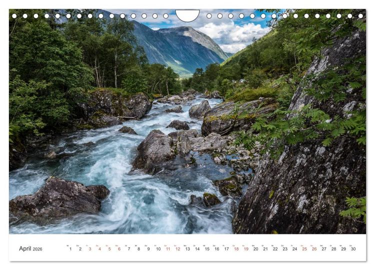 Produktbild: Nordland &ndash; Die Weite Skandinaviens (Wandkalender 2026 DIN A4 quer), CALVENDO Monatskalender