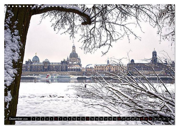 Produktbild: WUNDERVOLLES DRESDEN (Wandkalender 2026 DIN A3 quer), CALVENDO Monatskalender