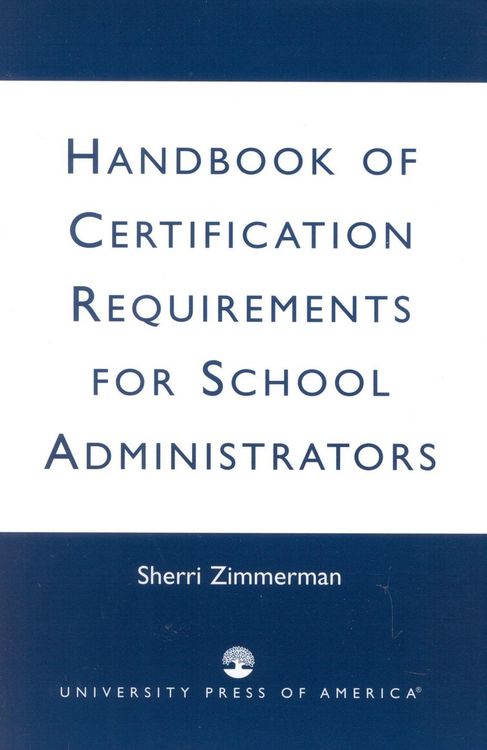 Produktbild: Zimmerman, S: Handbook of Certification Requirements for Sch