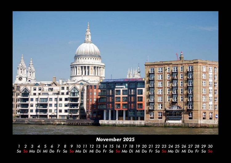 Produktbild: London 2025 Fotokalender DIN A3