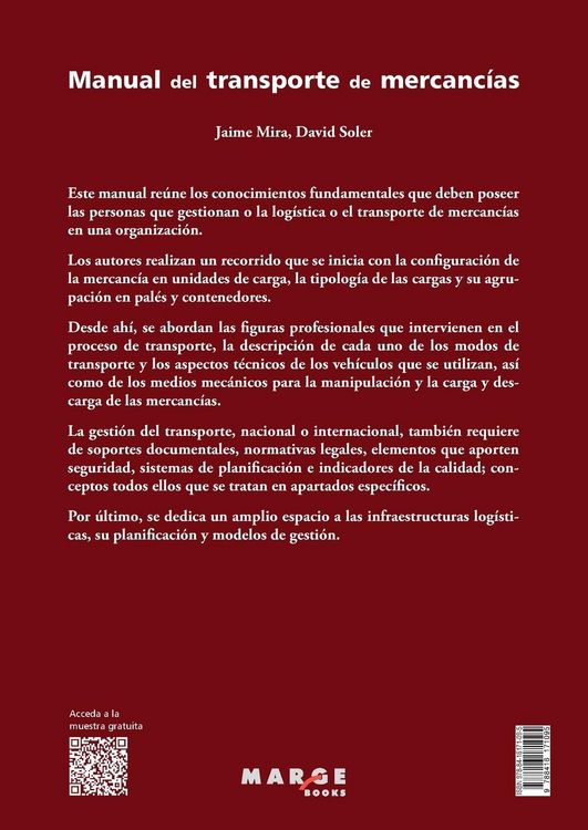 Produktbild: Manual del transporte de mercanc&iacute;as