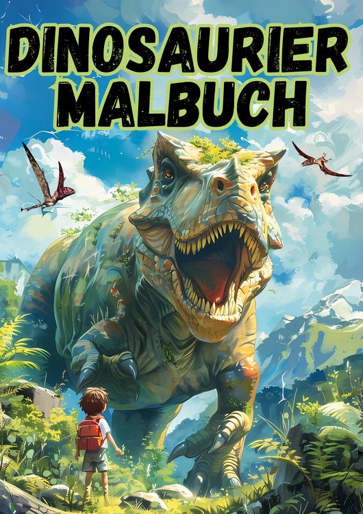 Produktbild: Das gro&szlig;e Dinosaurier Malbuch