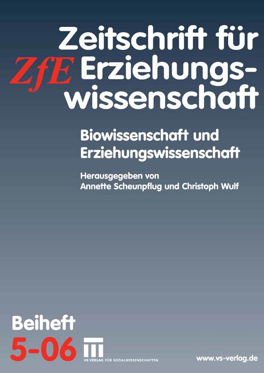 Produktbild: Biowissenschaft und Erziehungswissenschaft