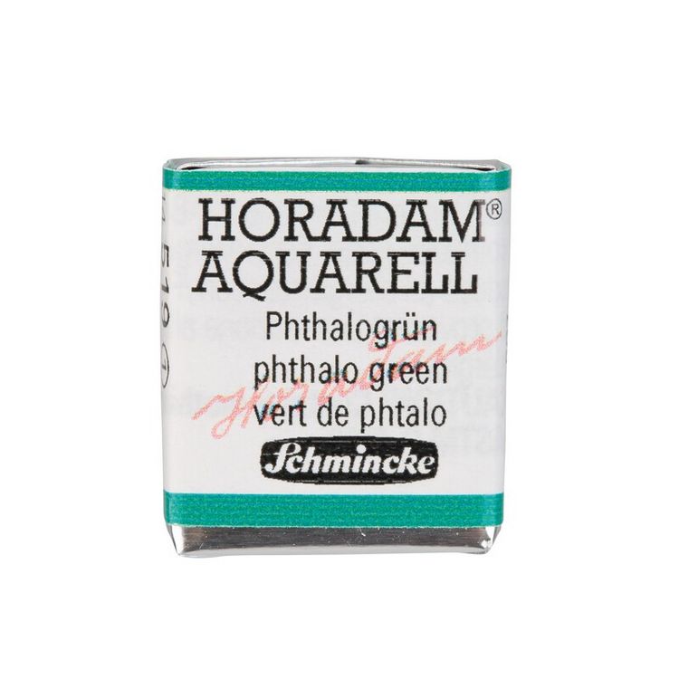 Produktbild: Schmincke Horadam Aquarell 1/2 N&auml;pfchen, Phthalogr&uuml;n