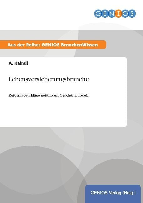 Produktbild: Lebensversicherungsbranche