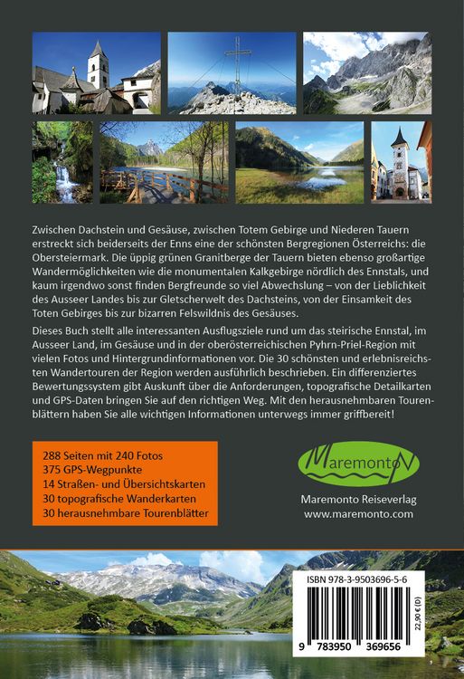 Produktbild: Maremonto Reise- und Wanderf&uuml;hrer: Obersteiermark und Pyhrn-Priel-Region