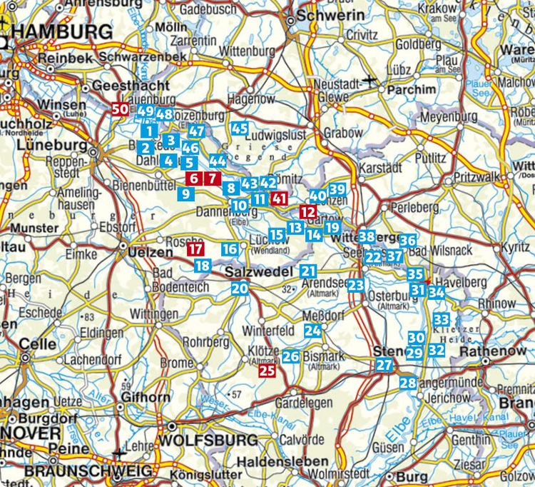 Produktbild: ROTHER Wanderf&uuml;hrer Elbtalaue