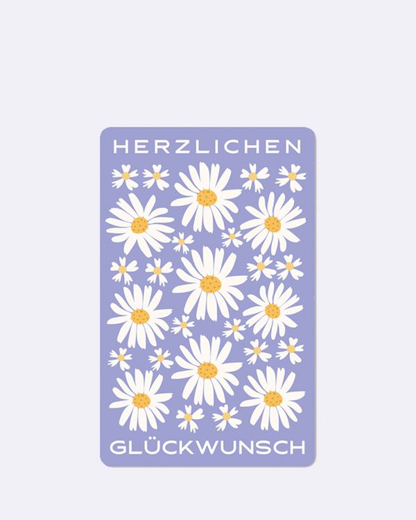 Produktbild: Lunacard Postkarte *Herzlichen Gl&uuml;ckwunsch