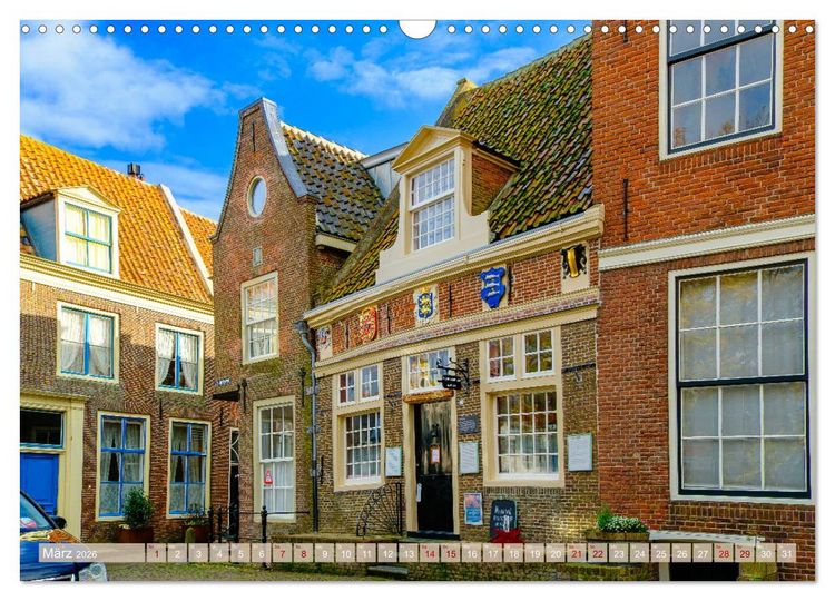 Produktbild: Ein Blick auf Enkhuizen in Holland (Wandkalender 2026 DIN A3 quer), CALVENDO Monatskalender