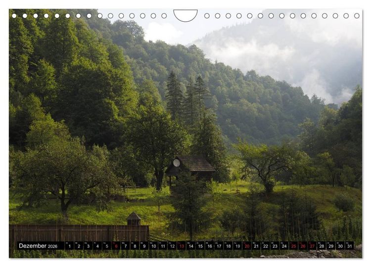 Produktbild: Entlang der Wassertalbahn - Auf schmaler Spur im Norden Rum&auml;niens (Wandkalender 2026 DIN A4 quer), CALVENDO Monatskalender