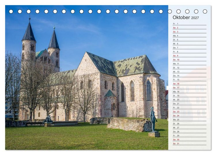 Produktbild: Magdeburg an der Elbe - Der Planer (Tischkalender 2027 DIN A5 quer), CALVENDO Monatskalender