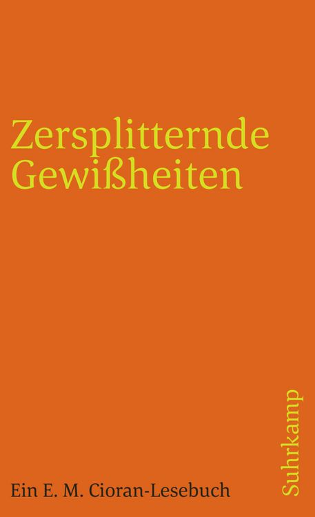 Produktbild: Zersplitternde Gewi&szlig;heiten