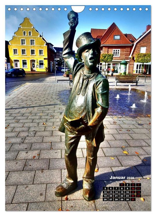 Produktbild: Malerisches Otterndorf (Wandkalender 2026 DIN A4 hoch), CALVENDO Monatskalender