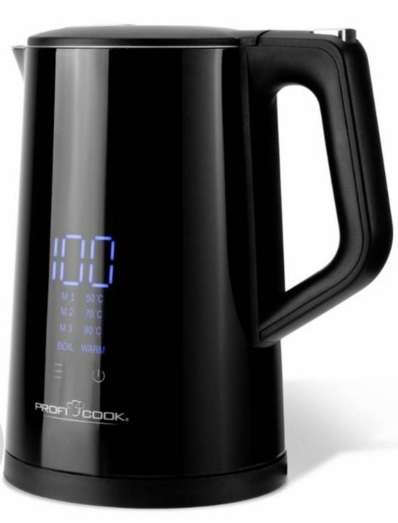 Produktbild: Profi Cook PC-WKS 1243 Wasserkocher Schwarz Fassungsverm&ouml;gen: 1.7l